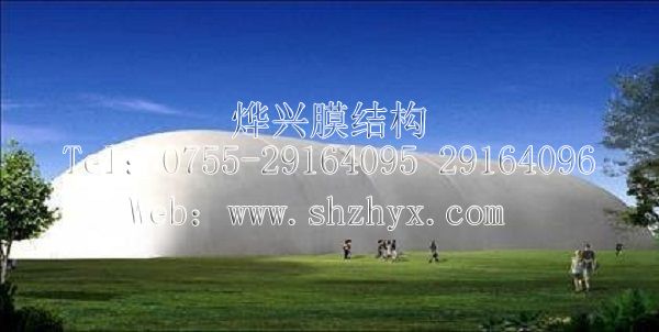 烨兴公司两种不同特点的充气膜结构